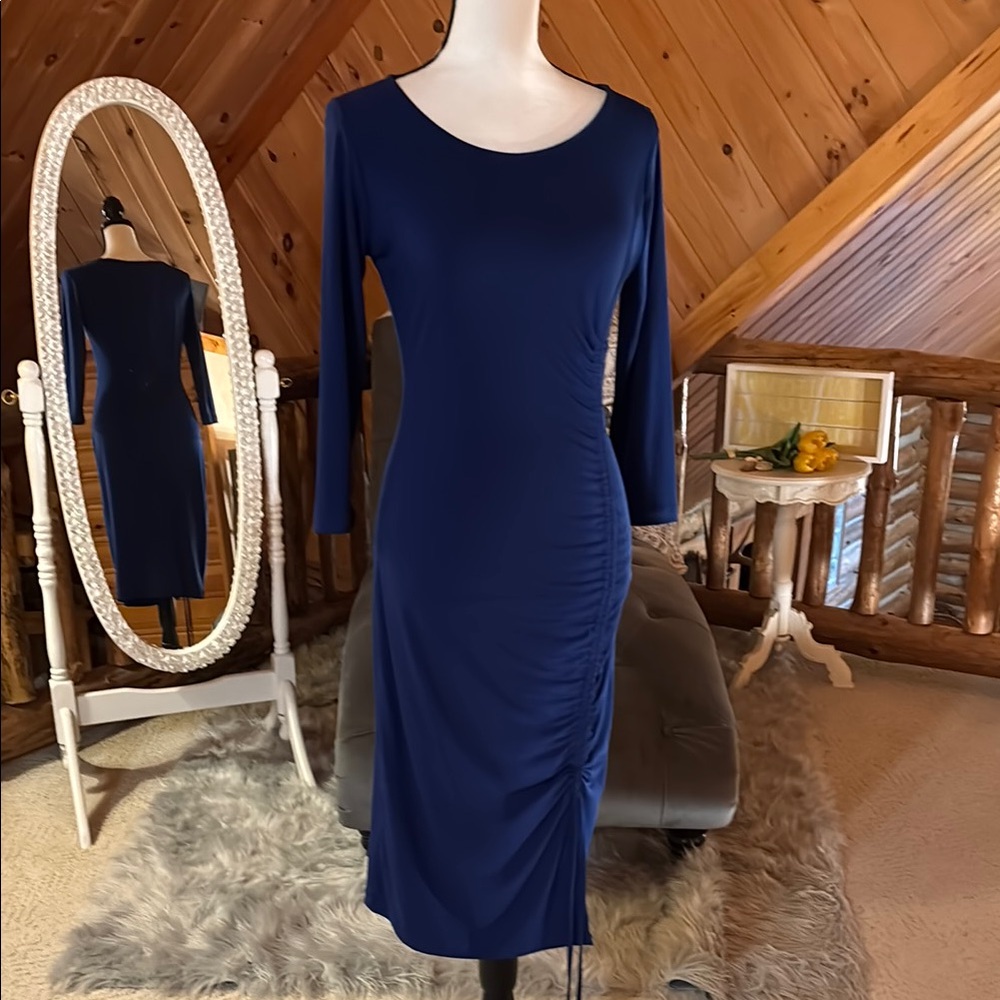 Elegant Royal Blue Dress